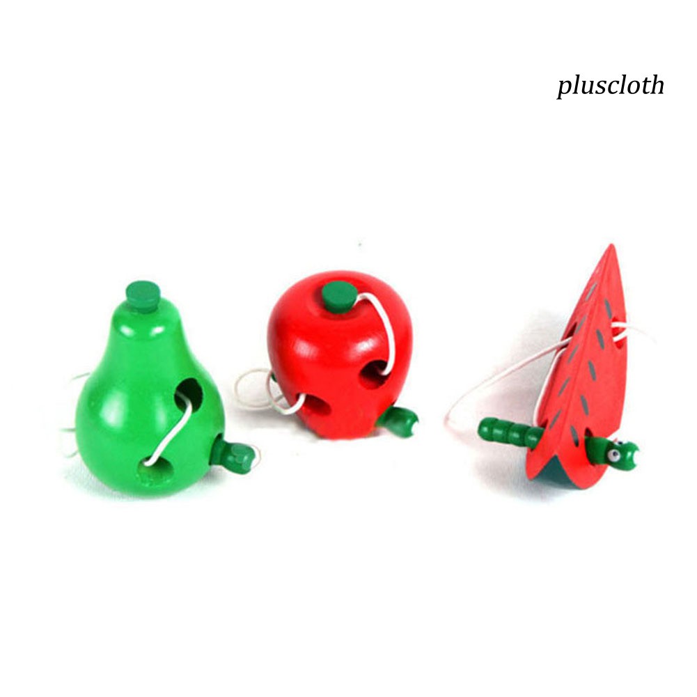 Đồ Chơi Sâu Ăn Trái Cây Bằng Gỗ Cho Bé