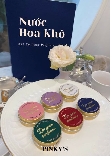 Nước hoa khô PINKY'S (CHÍNH HÃNG) tặng kèm hoa tai thời trang xinh xắn | BigBuy360 - bigbuy360.vn