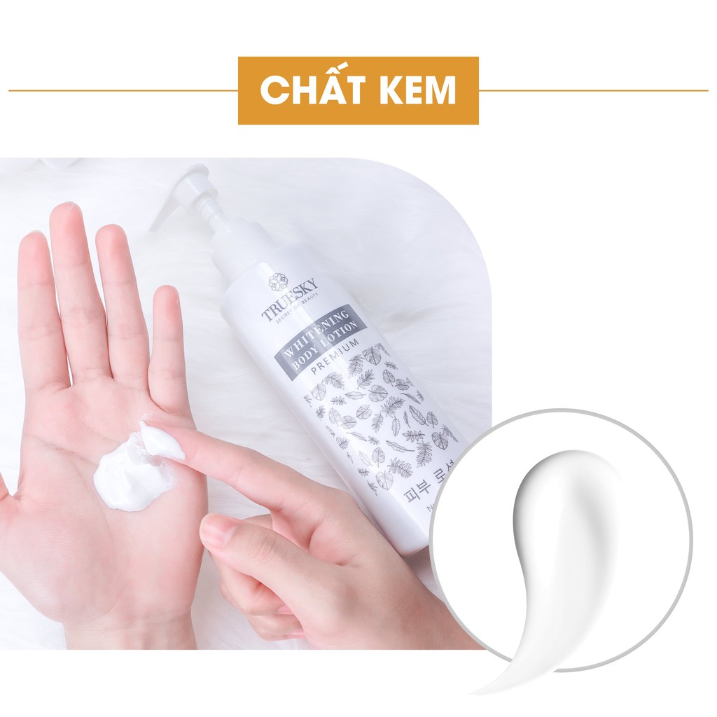 Kem dưỡng trắng da toàn thân Whitening Body Lotion cao cấp, giúp dưỡng ẩm, chống nắng, làm sáng bật tone màu da. 200ml | BigBuy360 - bigbuy360.vn