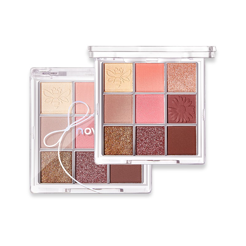 (Hàng Mới Về) Bảng Phấn Mắt 9 Màu Trang Điểm Không Thấm Nước Chống Nhòe | BigBuy360 - bigbuy360.vn