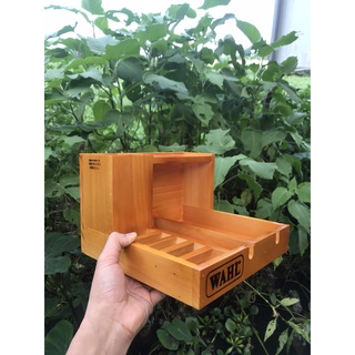 khay gỗ đựng tông đơ