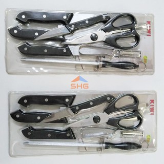 BỘ DAO KÉO 7 MÓN KIWI
