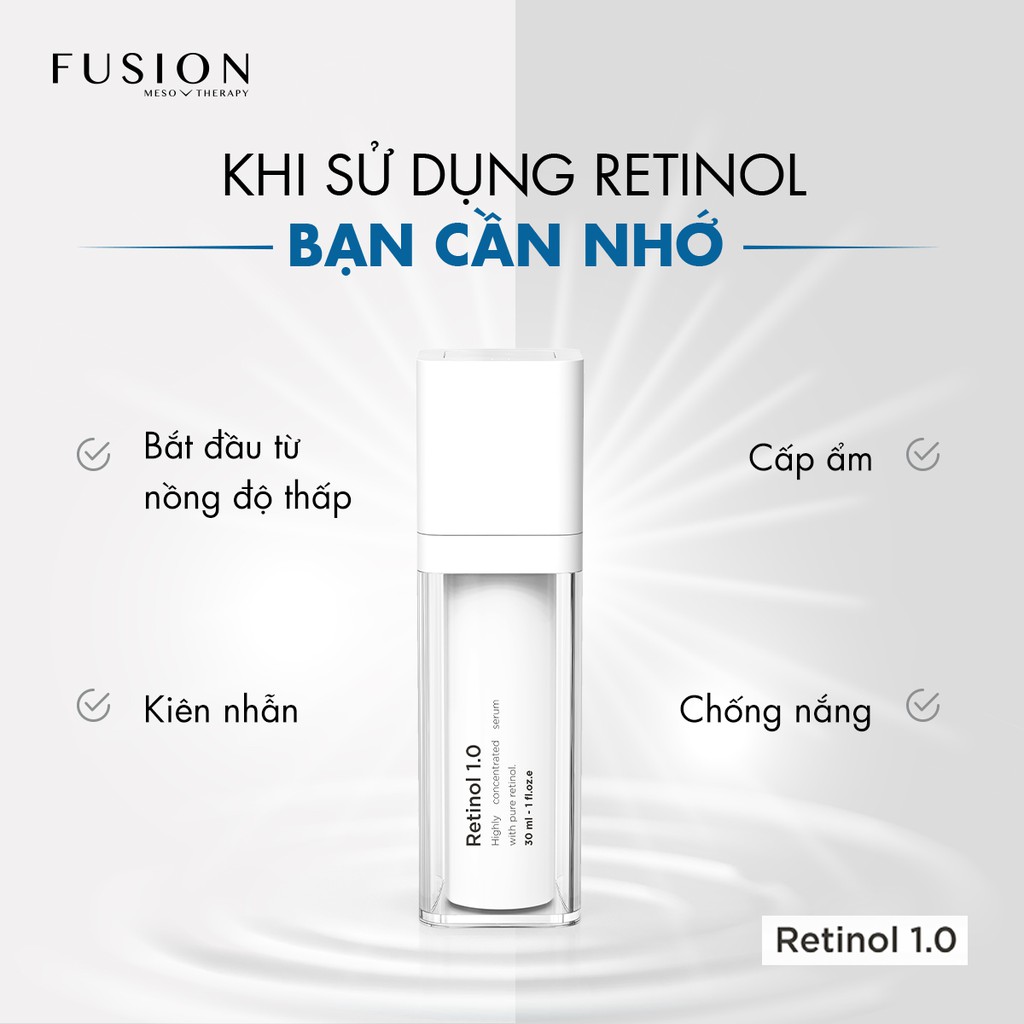 Tinh Chất Chống Lão Hóa Da Serum Retinol 1.0 Fusion 30ml | BigBuy360 - bigbuy360.vn