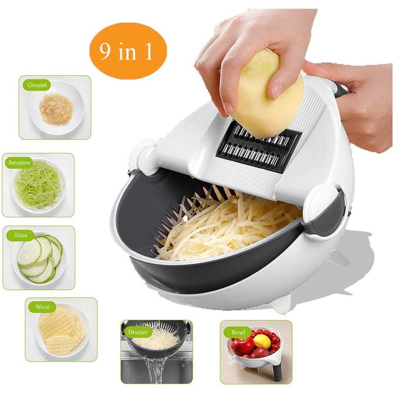 Bộ Dụng Cụ Bào Sợi Củ Quả Đa Năng 9 Trong 1
