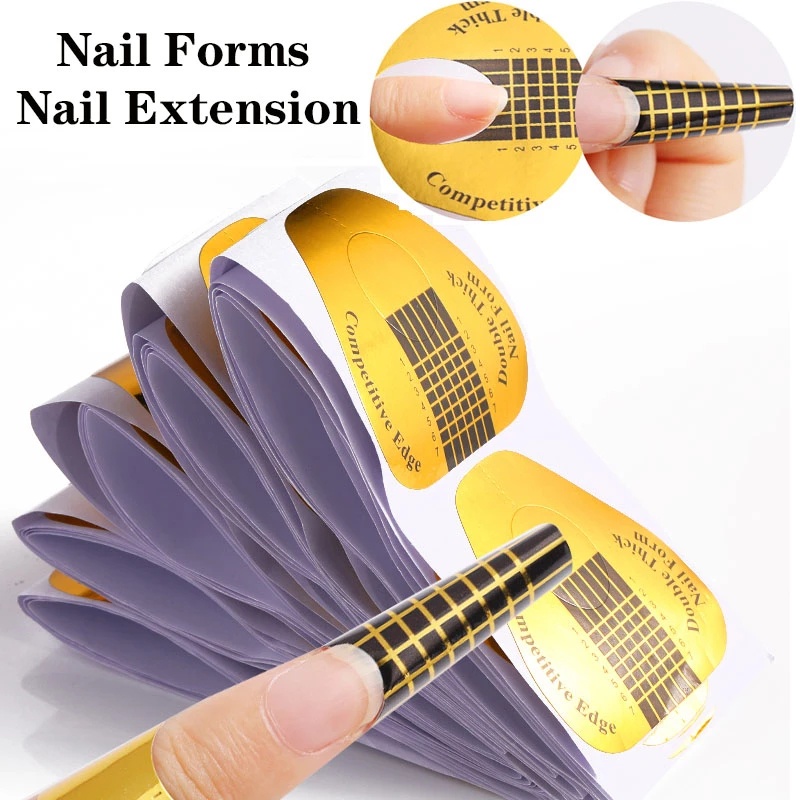 Set 50/100 Miếng Dán Nối Dài Móng Tay Nghệ Thuật