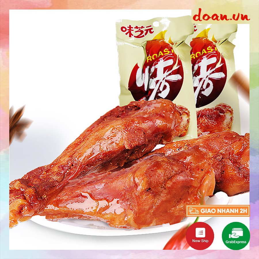 Đùi gà nướng mật ong, đùi vịt mật ong cay thơm ngon 32g DOAN