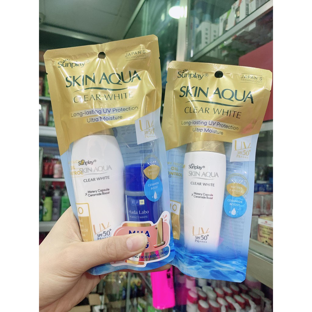Sữa Chống Nắng Dưỡng Trắng Sunplay Skin Aqua Clear White SPF50 loại  25g