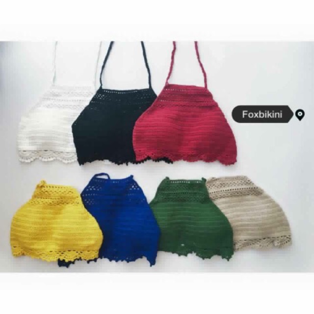 Áo crochet len cotton Việt nam