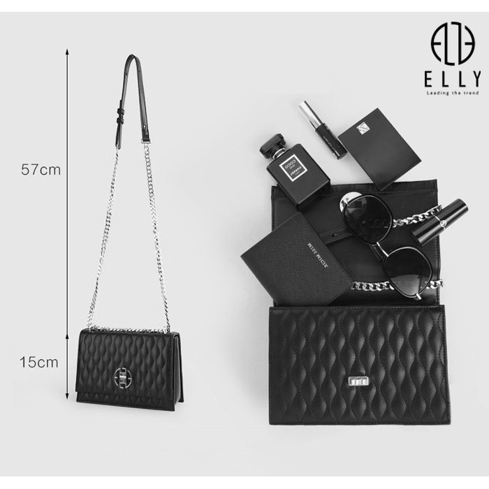 [Mã FAMALLT5 giảm 15% đơn 150k] Túi xách nữ thời trang cao cấp ELLY- EL129