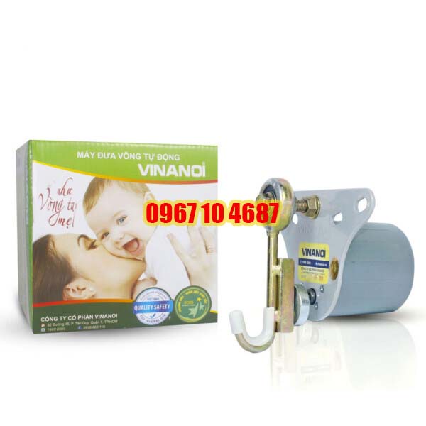 Máy Đưa Võng Tự Động Cao Cấp VN365 - Sức Đưa 80 Kg Cho Cả Mẹ Và Bé