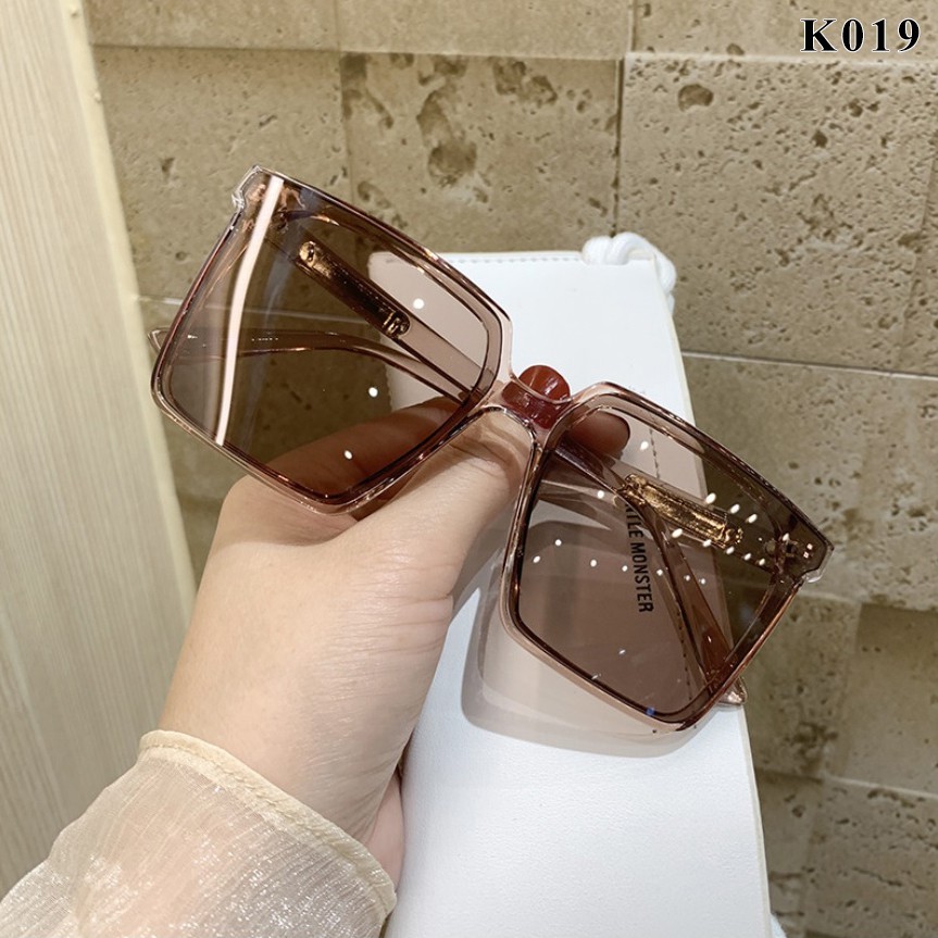 Kính mát nữ đẹp , mắt kính râm gọng vuông nhiều màu chống tia UV400 K019 Si_Kinh | BigBuy360 - bigbuy360.vn