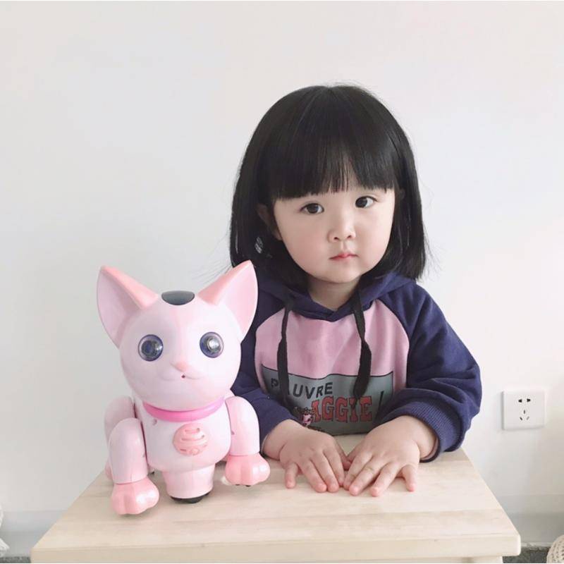 Robot Đồ Chơi Thông Minh Điều Khiển Từ Xa Bằng Pin Có Âm Thanh Dành Cho Mèo Doraemon