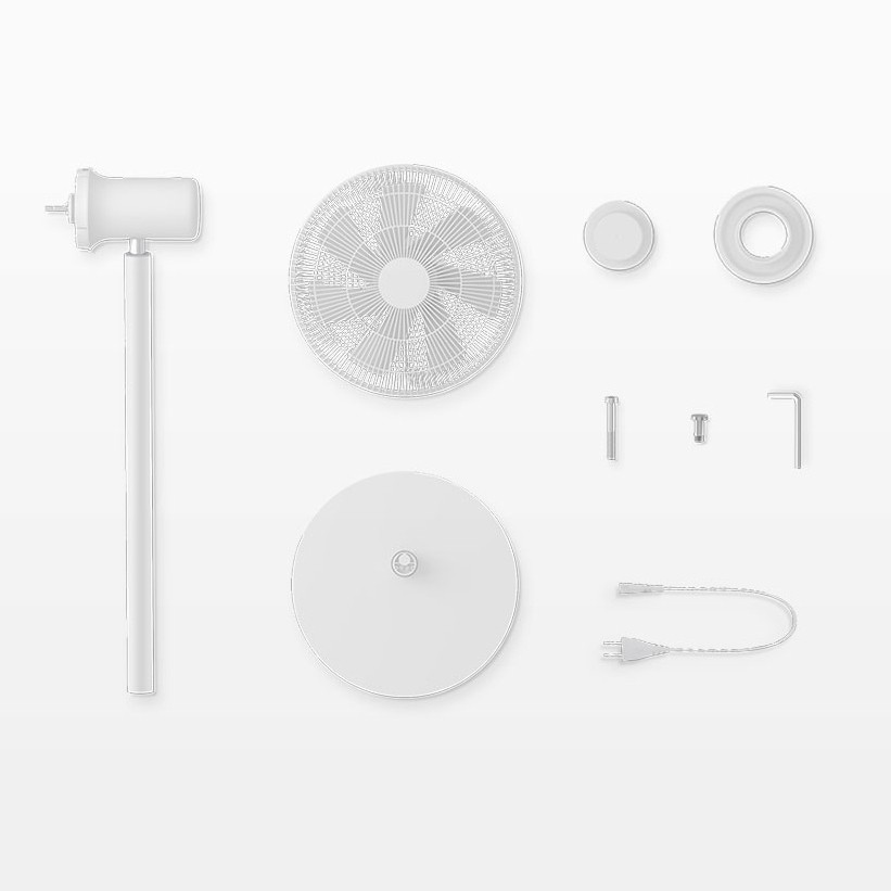 Quạt cây biến tần XIAOMI MIJIA SMARTMI DC PEDESTAL FAN/ MODEL ZLBPLDS02ZM