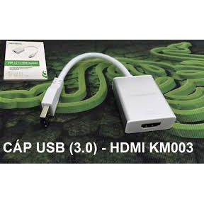 Cáp chuyển USB 3.0 To HDMI Kingmaster KM003- Full Box- Bảo Hành 12 Tháng