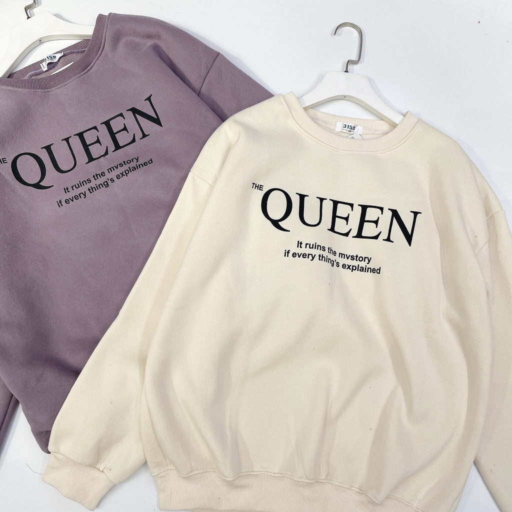 [Mã SKAMLTSM11 giảm 10% đơn 99K] Áo nỉ bông ép Oversize in chữ dáng rộng 1518 IMES SHOP | BigBuy360 - bigbuy360.vn