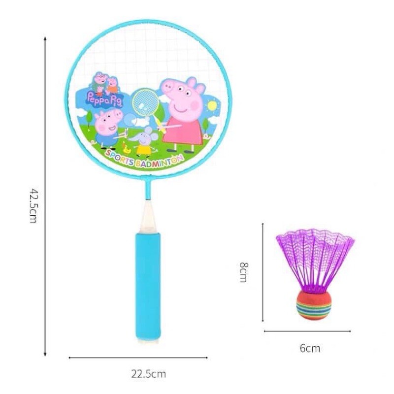 [FREESHIP️] Vợt cầu lông cho bé hoạ tiết nghộ nghĩnh kt 43*23cm -Gia Dụng Mai Chi