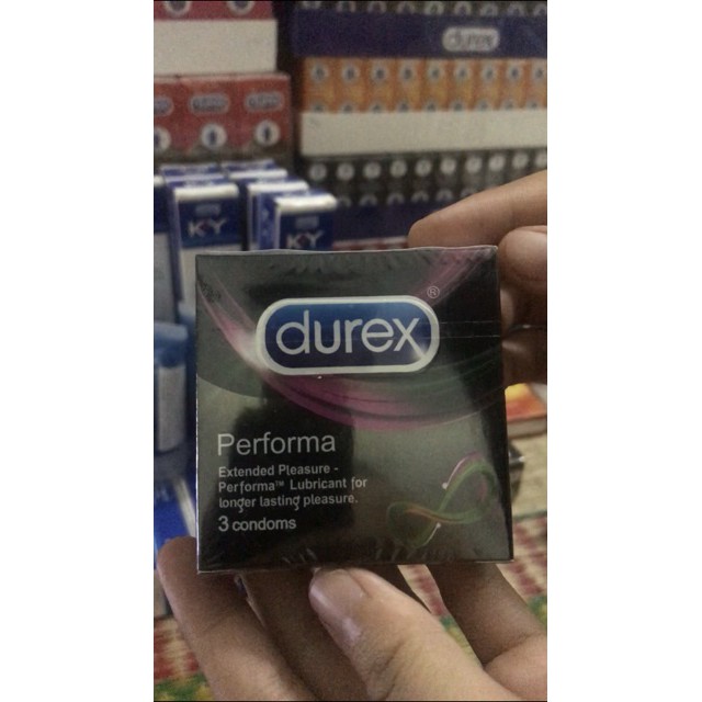 Bao Cao Su KÉO DÀI CUỘC YÊU Durex Performa Hộp 3 Bao