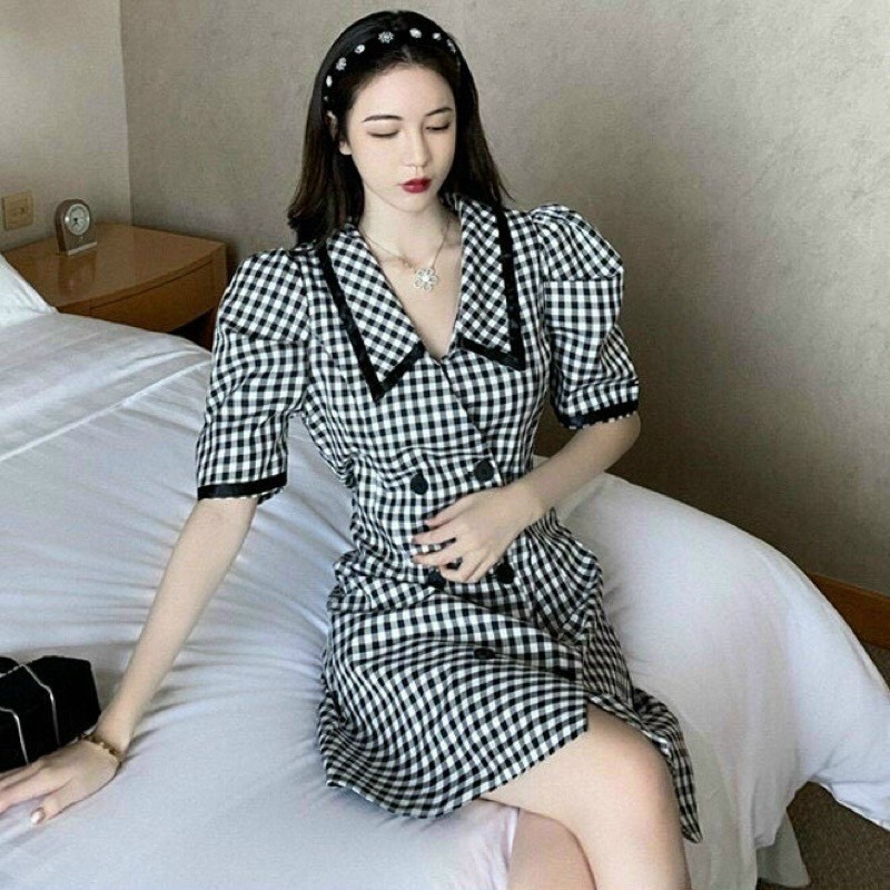 Đầm vest  caro bigsize