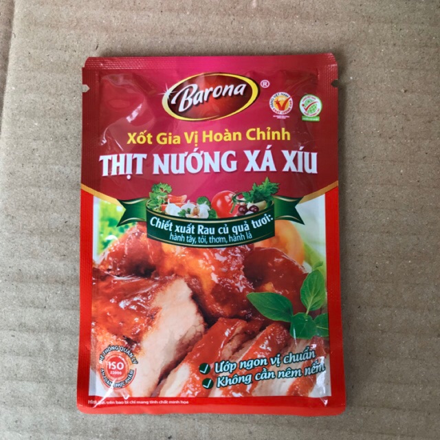 Túi Gia Vị Thịt Nướng Xá Xíu Barona 80g