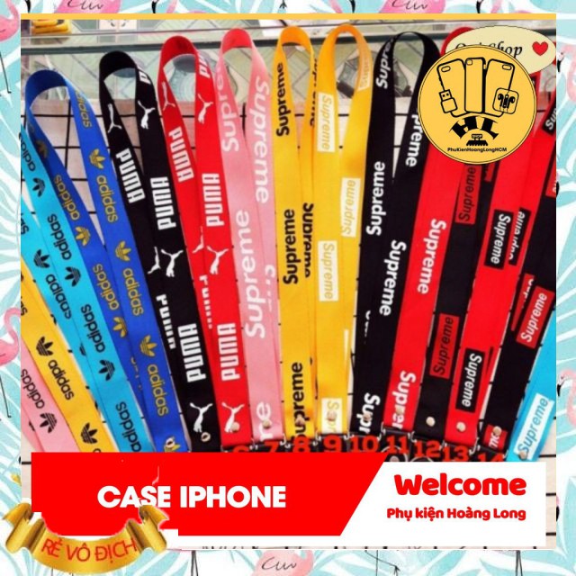 Dây Đeo Điện Thoại Sỉ #6k, Dây Đeo Thẻ STRAP Bản To 15 Mẫu - Phụ kiện Hoàng Long