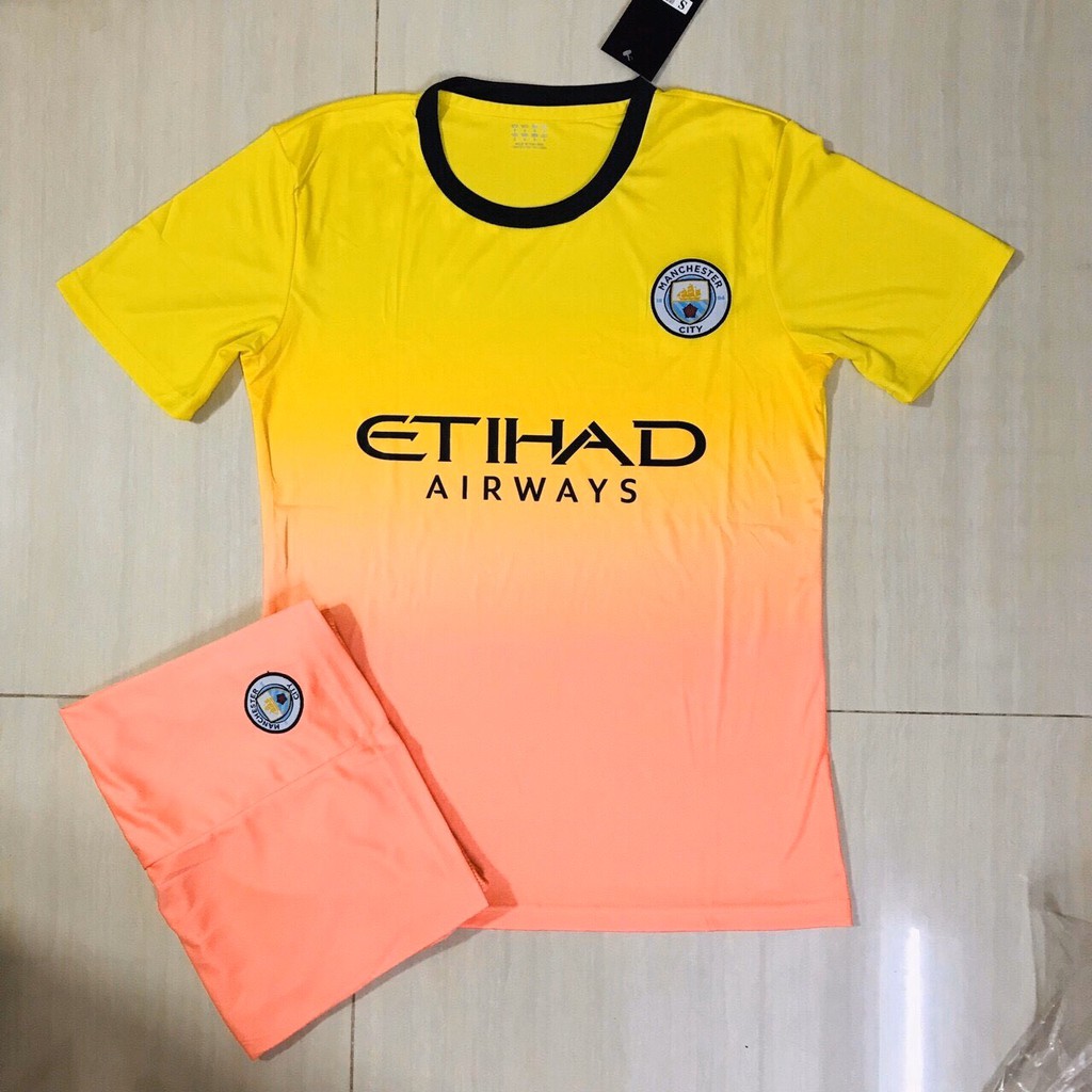 12.12 10.10 SALE HOT | Xả Kho | Áo bóng đá CLB Man City 2019-2020 màu cam vàng 💝 .. Nhất . 🔥 . .