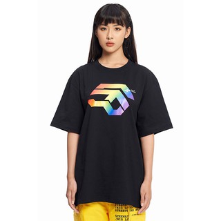 5THEWAY® /love win/ 2020 NEW TEETM in BLACK aka Áo Thun Đen Tay Ngắn.