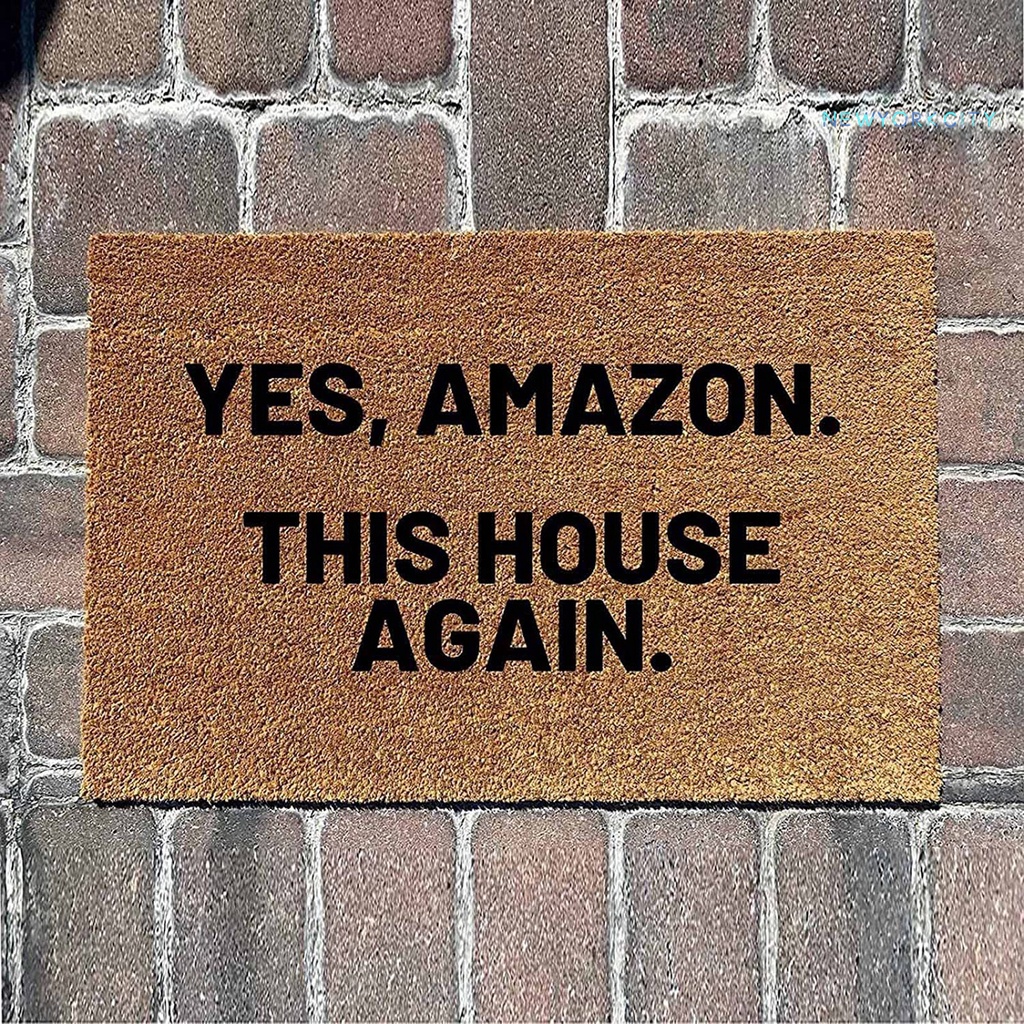 Thảm Chùi Chân Chống Trượt In Chữ Trang Trí Phòng Khách