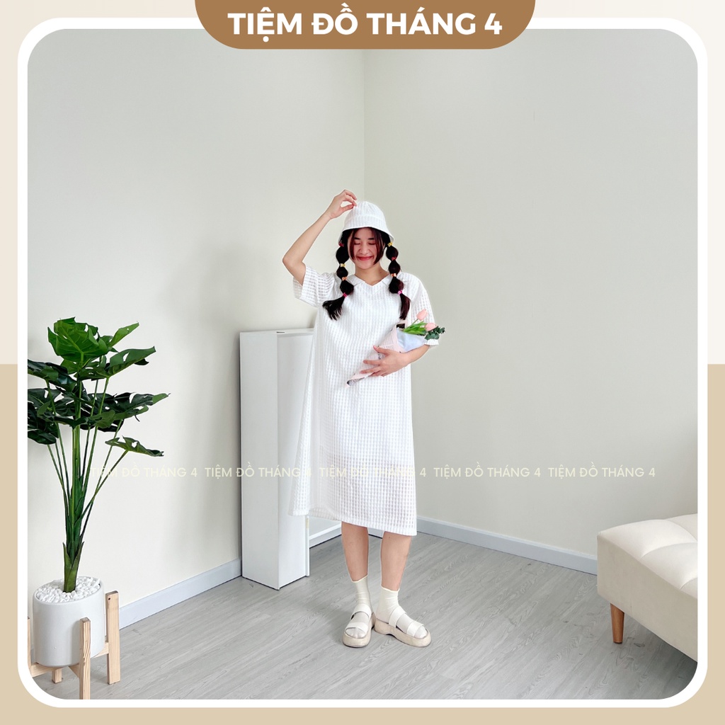 Đầm Polo Form Rộng Dáng Dài TIỆM ĐỒ THÁNG 4 FINN DRESS