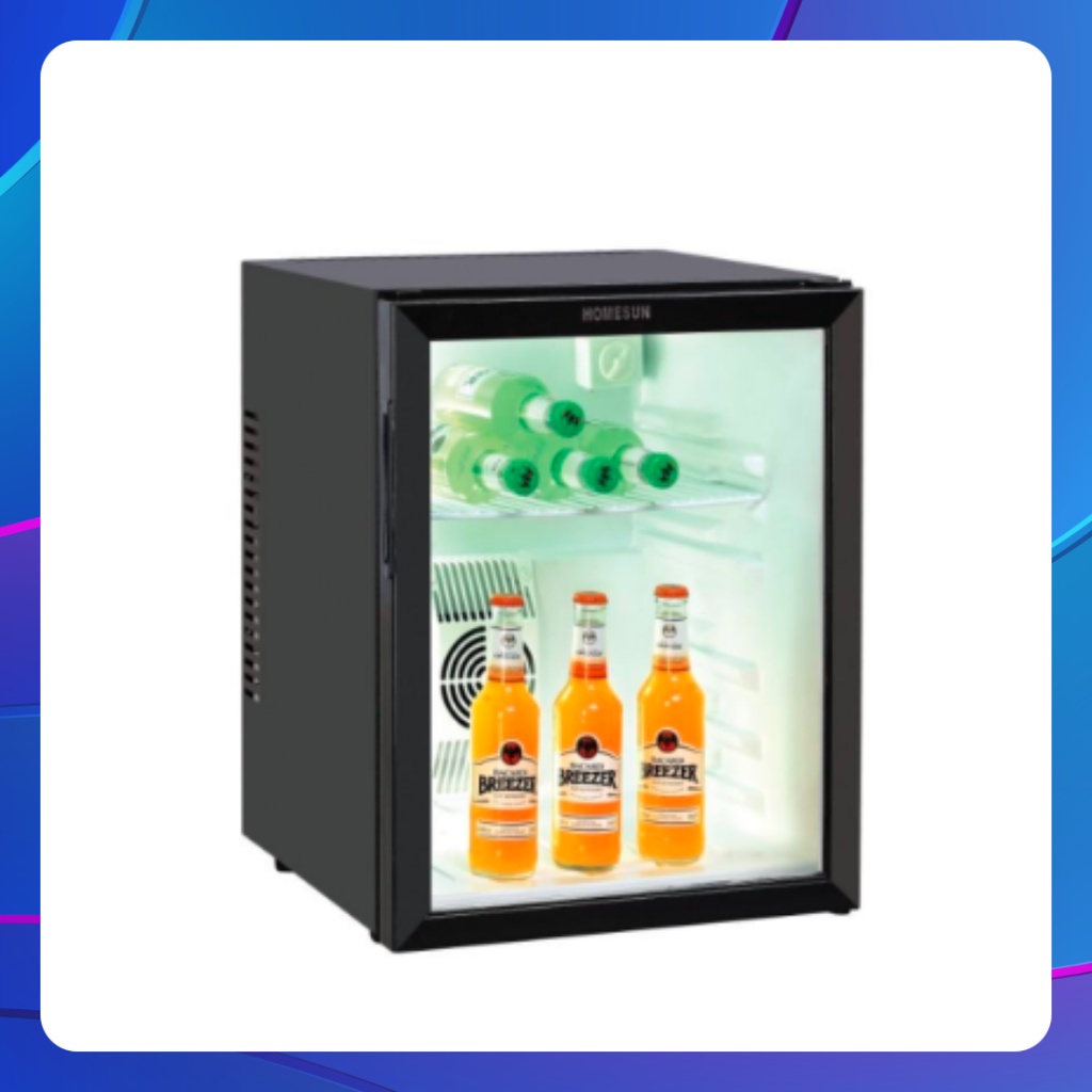 Tủ mát minibar Homesun cửa kính dung tích 48L - Model BCG-48A - Bảo hành 12 tháng
