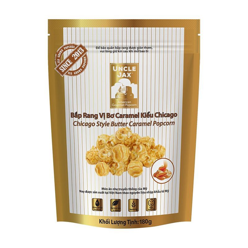 Bắp Rang Uncle Jax Vị Bơ Caramel Kiểu Chicago