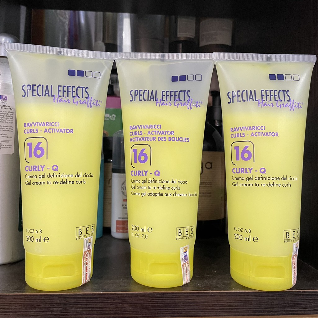 Best SellerCream dành cho tóc xoăn, uốn Bes Hergen 16 Curly - Q Gel 200ml