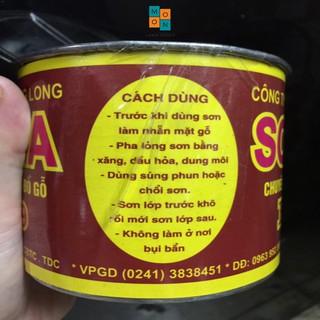 Sơn Ta màu cánh gián dùng cho gỗ