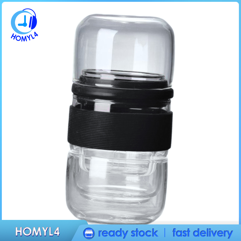 Bộ Ấm Trà Bằng Kính Di Động Tiện Dụng Cho Gia Đình / Văn Phòng