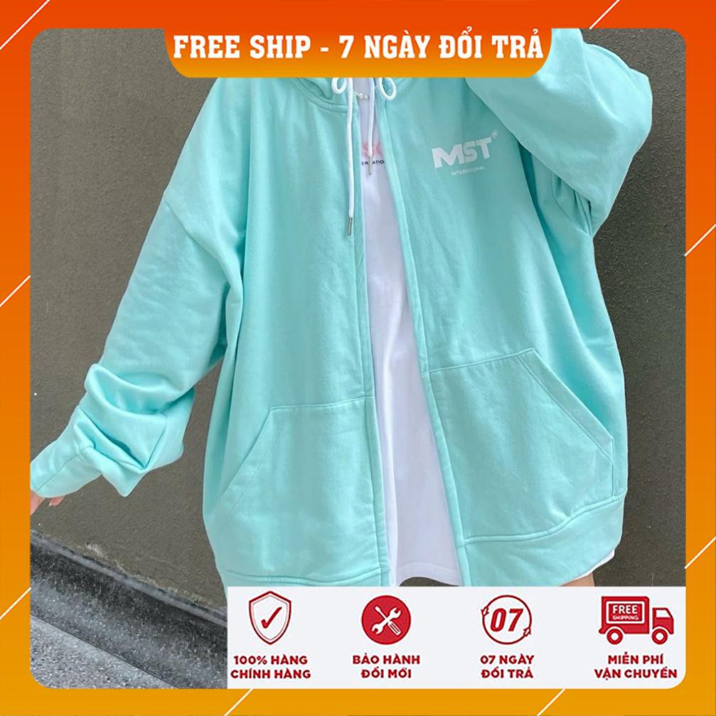 Áo Khoác Nỉ Bông Dây Kéo MISSOUT COLOR Form Rộng Unisex (Dây áo cùng màu) | BigBuy360 - bigbuy360.vn