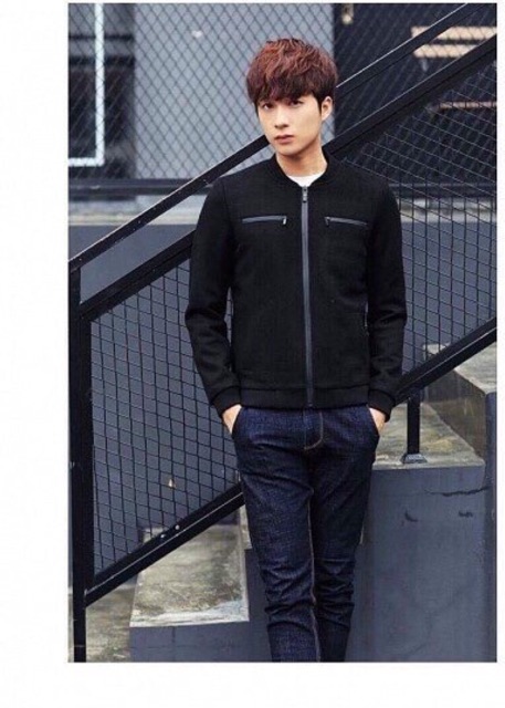 Áo khoác thời trang 2 khoá bên
