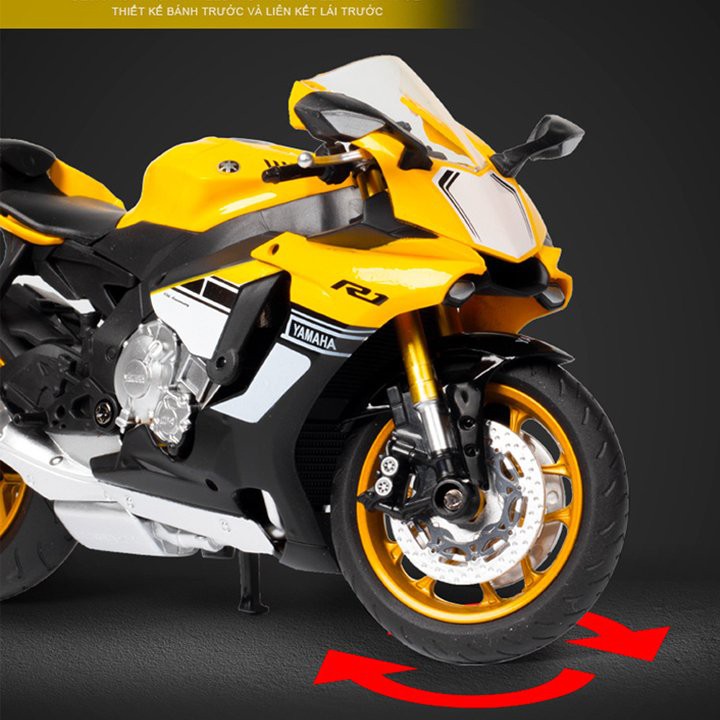 Mô hình xe YAMAHA YZF- R1 tỉ lệ 1:12 MSZ