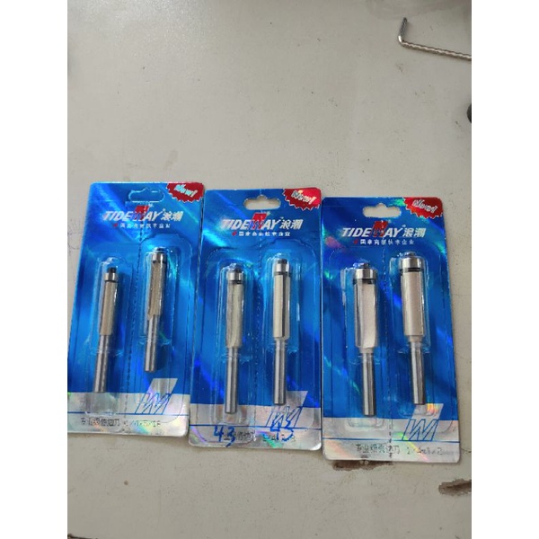 Mũi soi gỗ thẳng CNC lấy nền có bi mũi phay TIDEWAY lắp máy soi cầm tay và trục