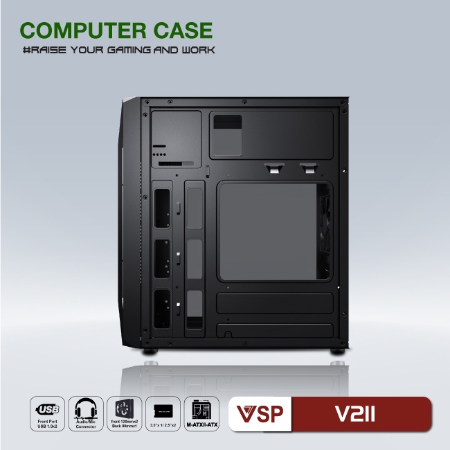 Case máy tính văn phòng - gaming VSP V211