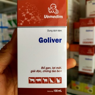 Vemedim Goliver Dùng cho bổ gan, lợi mật, giải độc, chống táo bón ở gia súc, gia cầm .