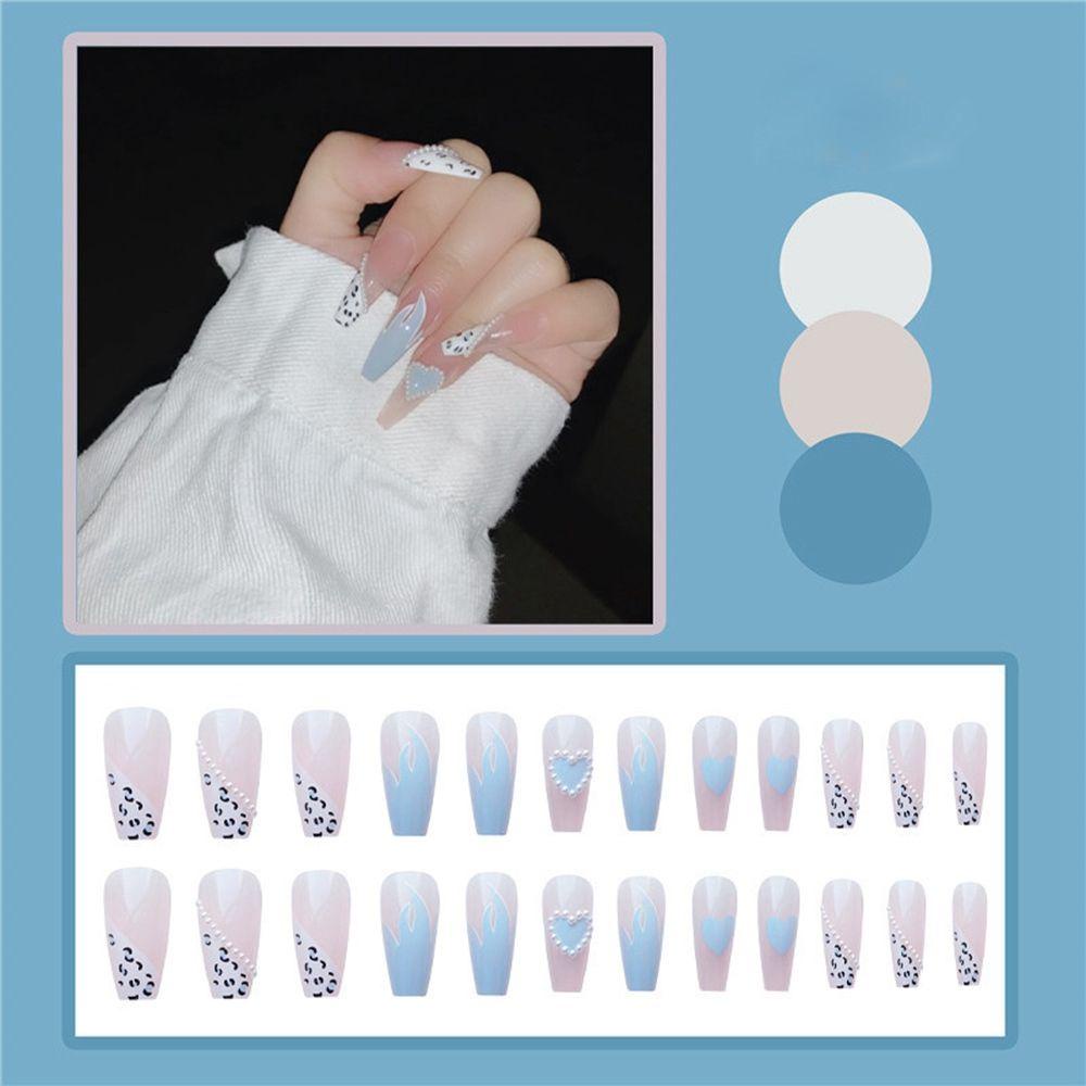 Hộp 24 Móng Tay Giả Có Thể Tháo Rời