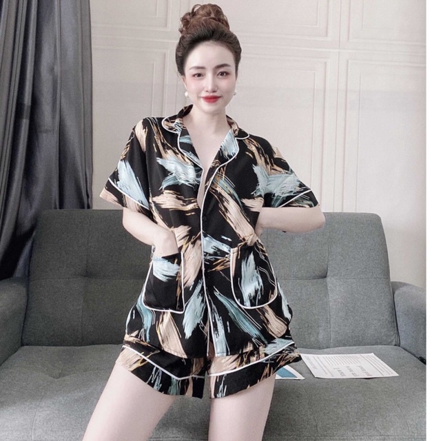 Đồ Bộ Pyjama Bigsize Đùi Lụa Mango 50-110kg Mặc Nhà Thoải Mái | BigBuy360 - bigbuy360.vn