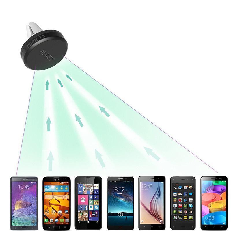 Giá Đỡ Điện Thoại Aukey Xoay 360 Độ Có Nam Châm Gắn Lỗ Thông Gió Xe Ô Tô | BigBuy360 - bigbuy360.vn