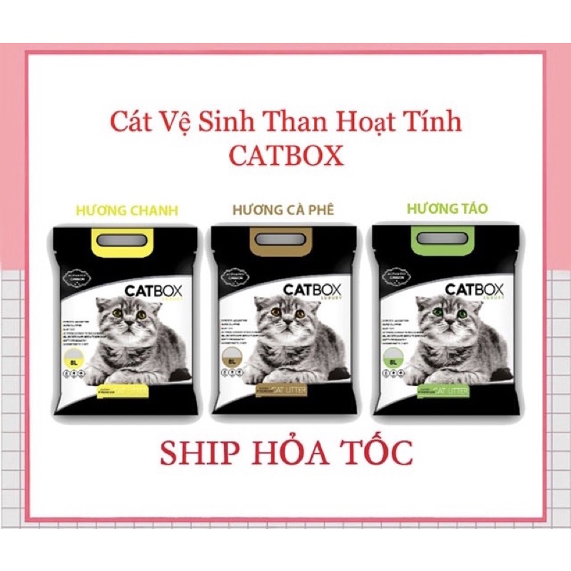 Cát vệ sinh mùi cafe cho mèo - cát Catlike 8l/cat box