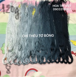 Set chỉ tơ bóng làng nghề số 8 (140g)