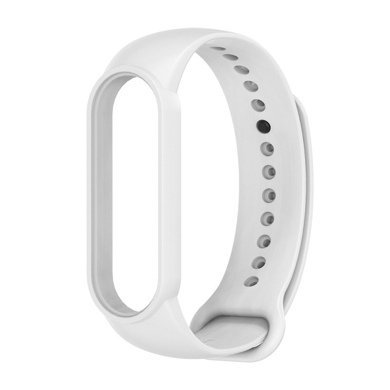 Dây đeo thay thế cho Xiaomi Miband 5 nhựa dẻo TPU Trơn nhiều màu