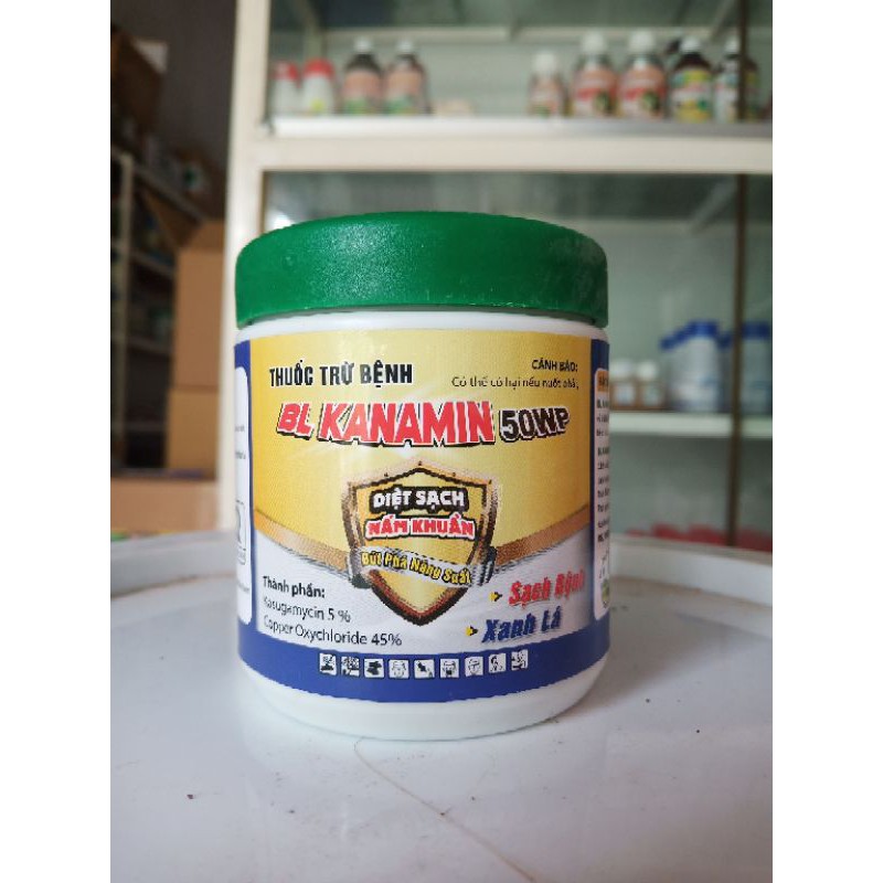 Kasuran 47wp thay thế bằng Kamanin 50wp 100g trị nấm, vi khuẩn, thán thư hoa hồng, phấn trắng hộp 100g