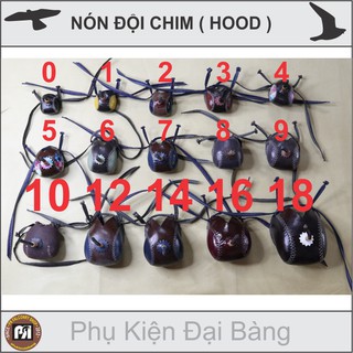 Mũ đội đại bàng, nón đội chim ưng, che mắt chim săn mồi