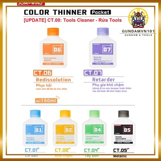 THINNER JUMPWIND 150ML (BASIC LEVELING METALLIC)  - Dung môi / dịch pha tẩy sơn mô hình quân sự gundam gunpla doll anime