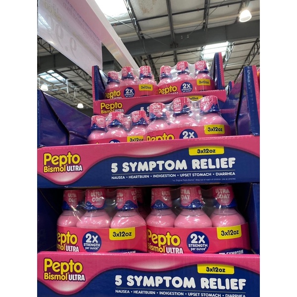 Bill Mỹ Air - Siro Hỗ Trợ Tiêu Hoá Dạ Dày Pepto Bismol Ultra Chai 354ml