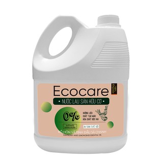 Nước lau sàn Hữu cơ bồ hòn tinh dầu Sả Chanh - 4 lít